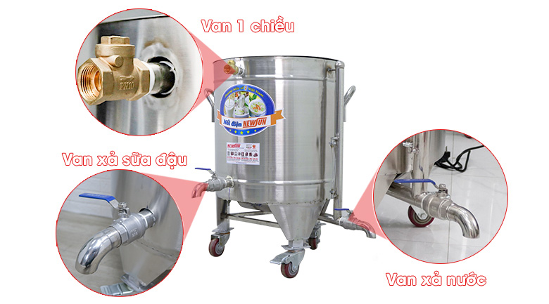 Bộ 2 van xả sữa và van xả nước Bộ 2 van xả sữa và van xả nước