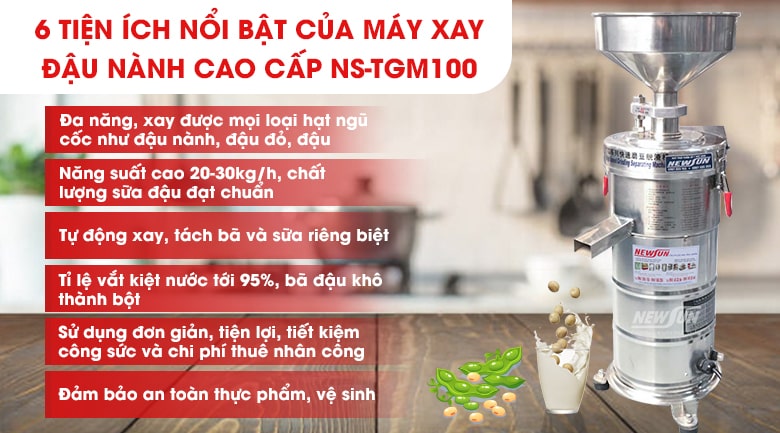 Máy xay đậu nành cao cấp NS-TGM100