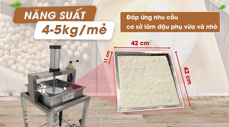 Khuôn đậu kích thước lớn, cho năng suất 4-5kg/mẻ