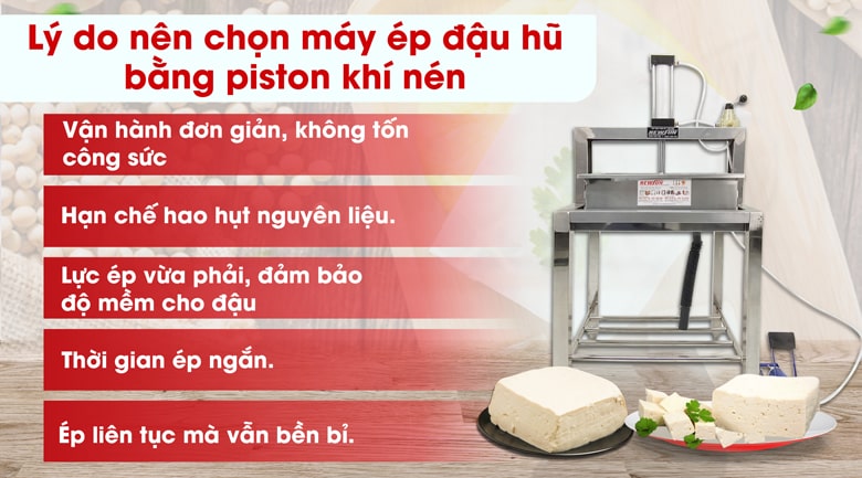 Lợi ích của máy ép đậu hũ
