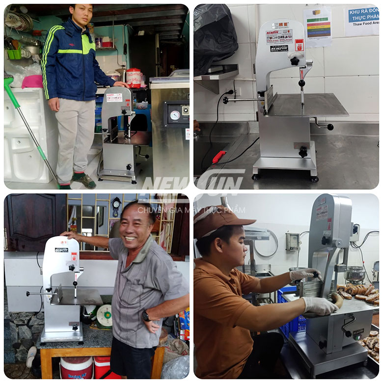 Khách hàng mua và sử dụng máy cưa xương J310 NEWSUN
