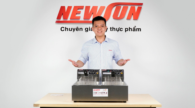 Bếp chiên nhúng đôi ZL82