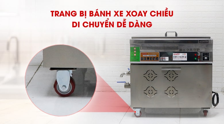 chân bếp được thiết kế bánh xe xoay chiều chân bếp được thiết kế bánh xe xoay chiều