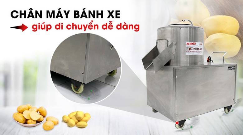 Chân máy được trang bị 4 bánh Chân máy được trang bị 4 bánh