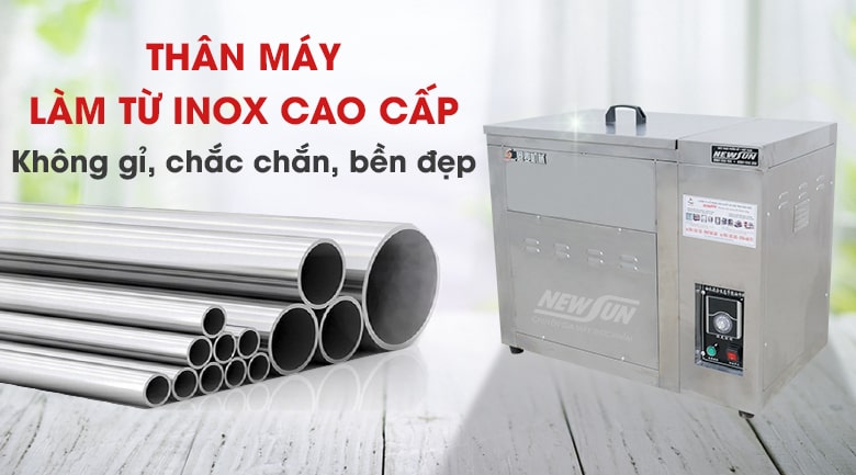 Chất liệu inox cao cấp, chống gỉ sét tốt Chất liệu inox cao cấp, chống gỉ sét tốt