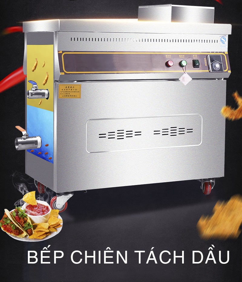 Bếp chiên tách dầu 35L dùng điện Bếp chiên tách dầu 35L dùng điện