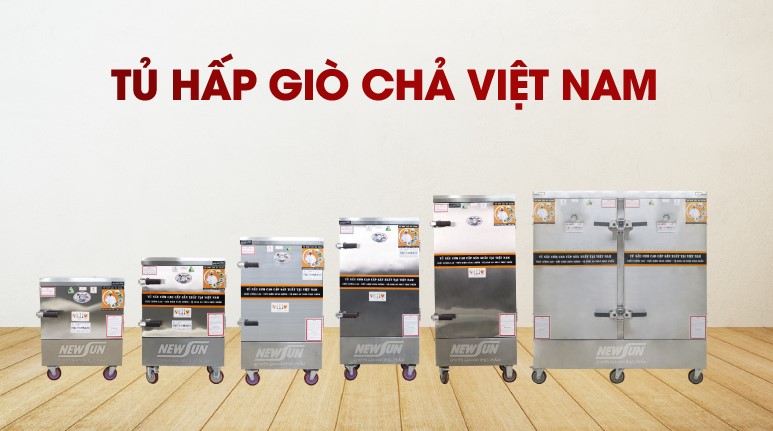 Tủ hấp giò chả thiết kế chuyên nghiệp, hiện đại