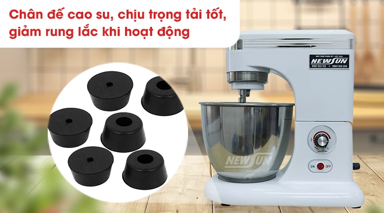 Chân đế máy cao su chắc chắn