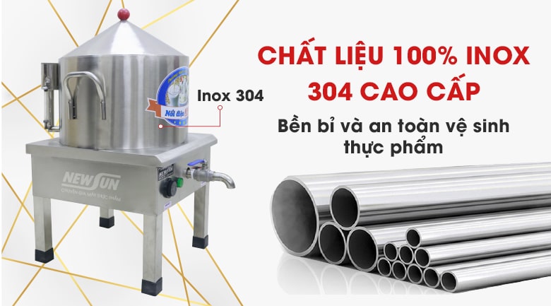 Chất liệu inox cao cấp
