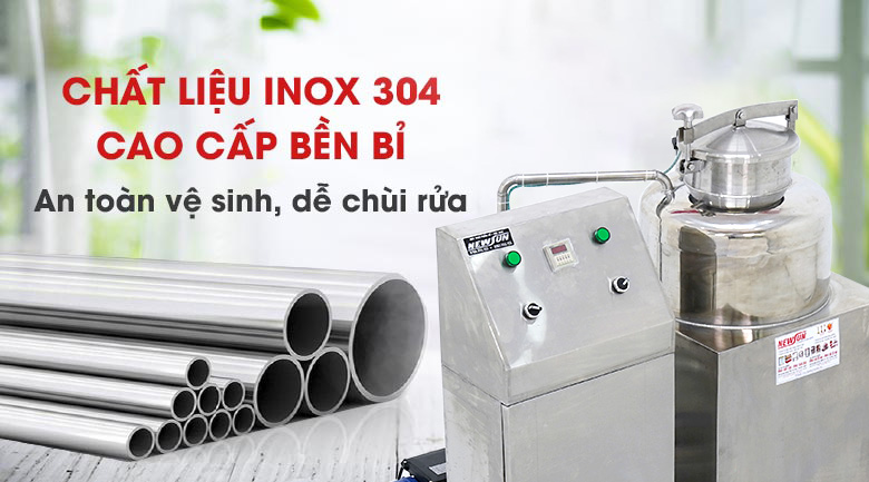 Chất liệu inox 304 cao cấp