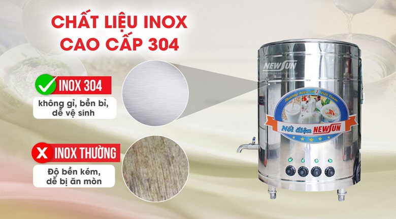 chất liệu inox 304 cao cấp chất liệu inox 304 cao cấp
