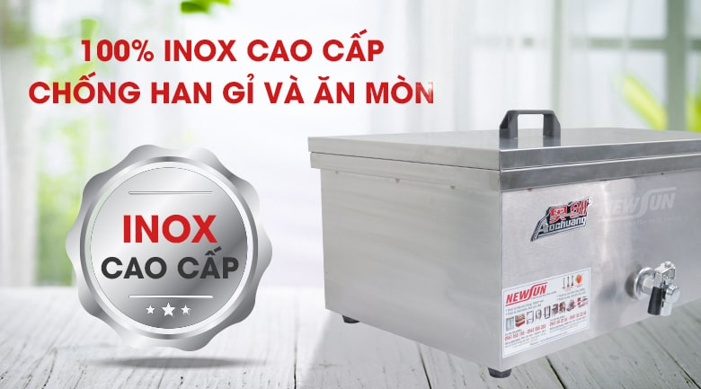 Chất liệu inox cao cấp, bền đẹp