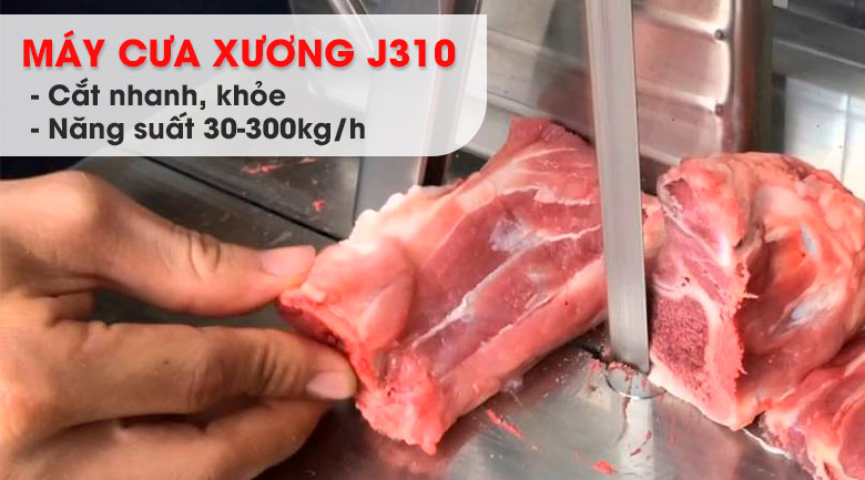 Máy cho năng suất cắt 30-300kg xương mỗi giờ