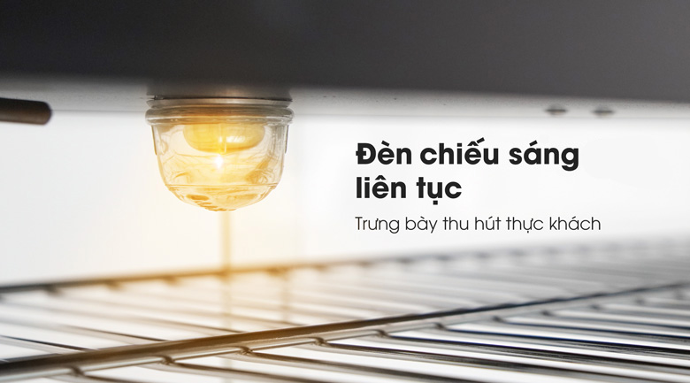 Hệ thống đèn chiếu sáng liên tục, trưng bày thu hút