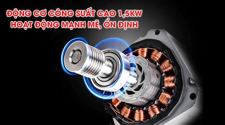 Động cơ công suất cao, hoạt động mạnh mẽ Động cơ công suất cao, hoạt động mạnh mẽ
