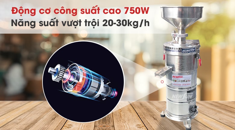 Công suất cao, máy xay mạnh mẽ cho năng suất vượt trội
