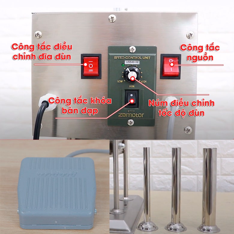 Thiết kế hệ thống điện điều khiển, bàn đạp tiện lợi