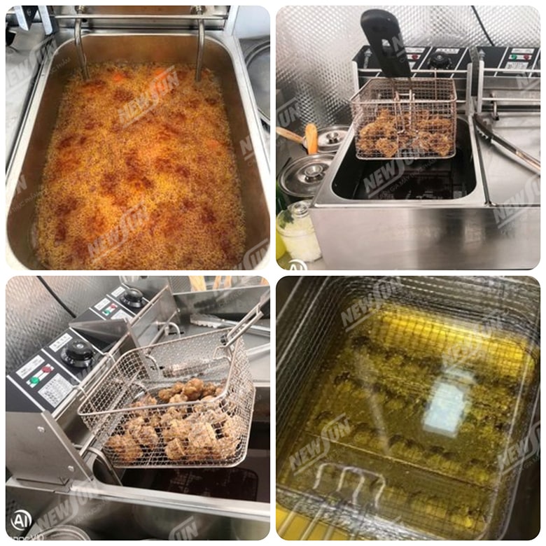 Khách hàng sử dụng bếp chiên nhúng NEWSUN