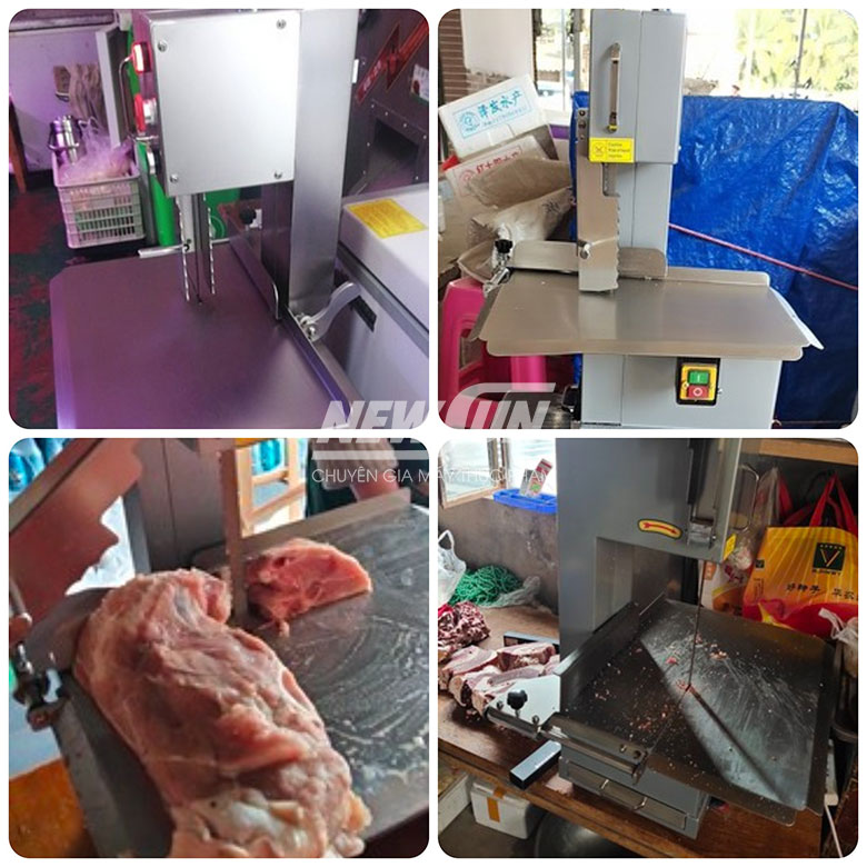 Hình ảnh khách hàng sử dụng máy cắt xương inox công nghiệp NEWSUN Hình ảnh khách hàng sử dụng máy cắt xương inox công nghiệp NEWSUN