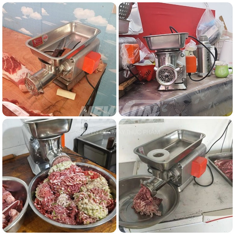 Thực tế khách hàng sử dụng máy xay thịt công nghiệp RY 12