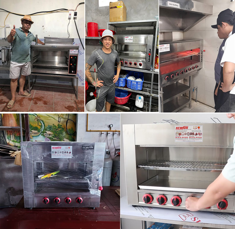 Rất nhiều khách hàng tin tưởng lựa chọn lò nướng Salamander NEWSUN Rất nhiều khách hàng tin tưởng lựa chọn lò nướng Salamander NEWSUN