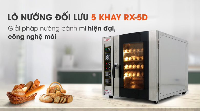 Lò nướng đối lưu 5 khay NEWSUN RX-5D