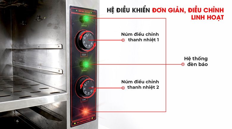 Hệ điều khiển đơn giản, thuận tiện thao tác với mọi người dùng Hệ điều khiển đơn giản, thuận tiện thao tác với mọi người dùng