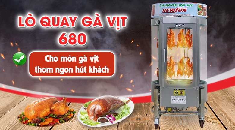 Lò quay vịt 680 Lò quay vịt 680