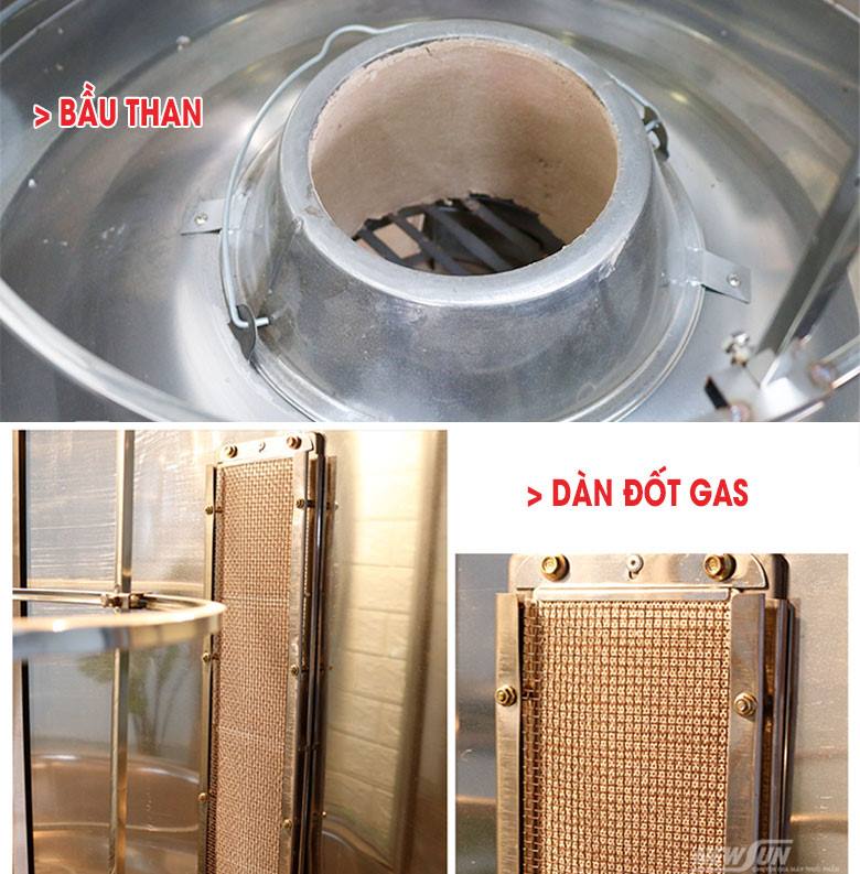 Gia nhiệt nhanh đều, rút ngắn thời gian quay nướng