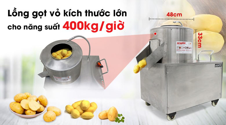 Lồng gọt vỏ kích thước lớn, năng suất cao Lồng gọt vỏ kích thước lớn, năng suất cao