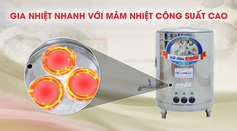 mâm nhiệt công suất cao