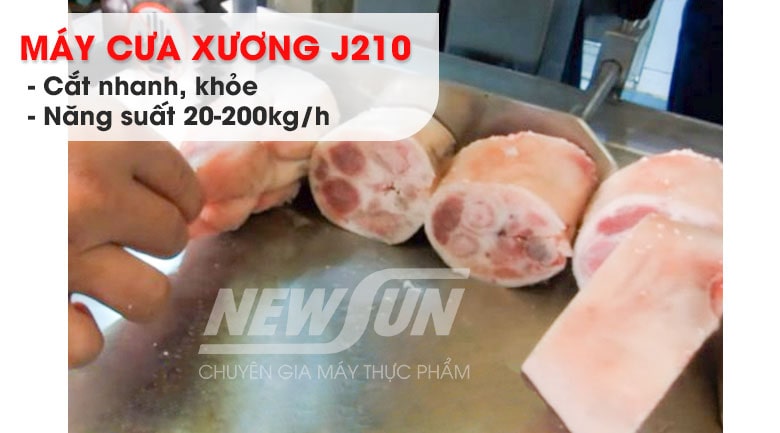 Máy cho năng suất cắt 20-200kg xương mỗi giờ