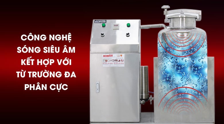 Công nghệ sóng siêu âm kết hợp với từ trường đa phân cực