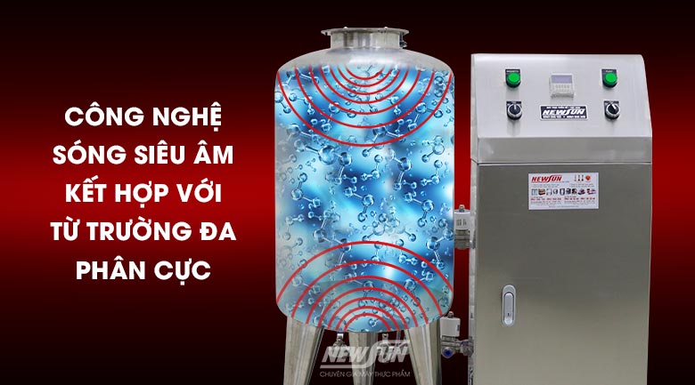 Làm lão hóa rượu nhờ công nghệ sóng siêu âm kết hợp với từ trường đa phân cực
