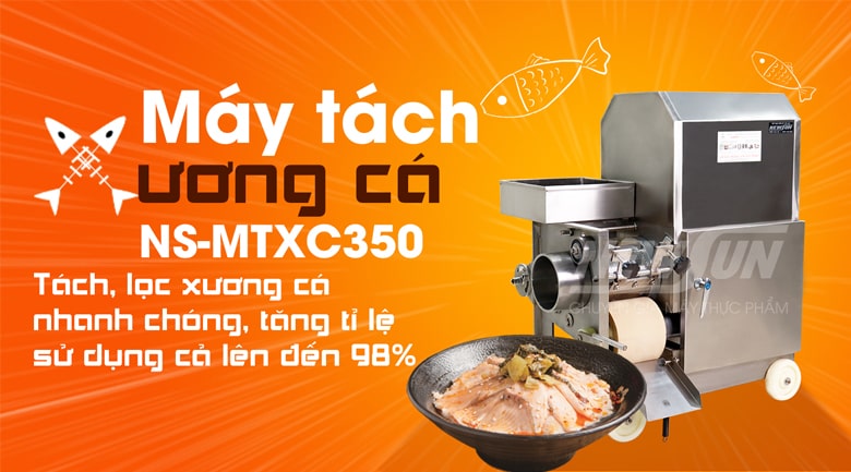 Máy tách xương cá NS-MTXC350 - Điện máy NEWSUN Máy tách xương cá NS-MTXC350 - Điện máy NEWSUN