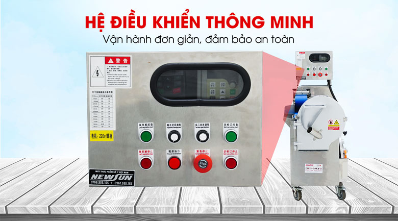 Trang bị bảng điều khiển thông minh, vận hành đơn giản Trang bị bảng điều khiển thông minh, vận hành đơn giản