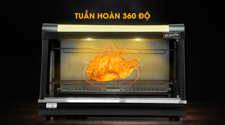 Nhiệt nóng tuần hoàn 360° thông minh