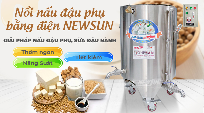 Nồi nấu đậu bằng điện NEWSUN