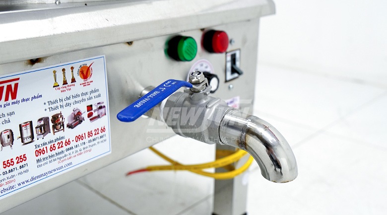 Van xả đáy nồi nấu xôi điện 10kg/mẻ Van xả đáy nồi nấu xôi điện 10kg/mẻ