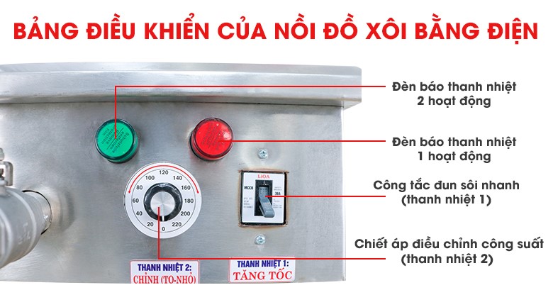 Tăng giảm công suất linh hoạt thông qua bảng điều khiển dễ sử dụng Tăng giảm công suất linh hoạt thông qua bảng điều khiển dễ sử dụng