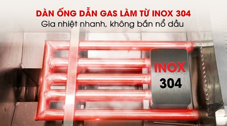 Dàn ống dẫn gas gia nhiệt nhanh, bền bỉ Dàn ống dẫn gas gia nhiệt nhanh, bền bỉ