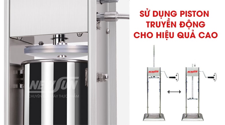 Máy vận hành theo cơ chế piston truyền động