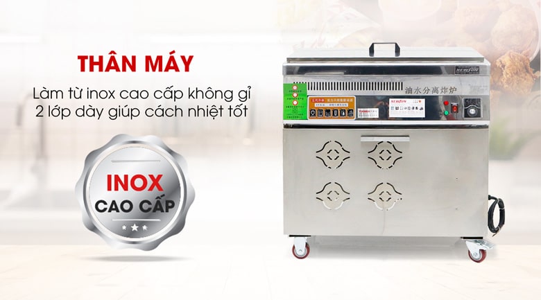 Chất liệu inox cao cấp, chống gỉ sét tốt Chất liệu inox cao cấp, chống gỉ sét tốt