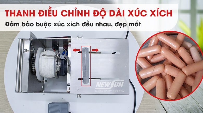 Căn chỉnh độ dài xúc xích đều nhau, đẹp mắt Căn chỉnh độ dài xúc xích đều nhau, đẹp mắt