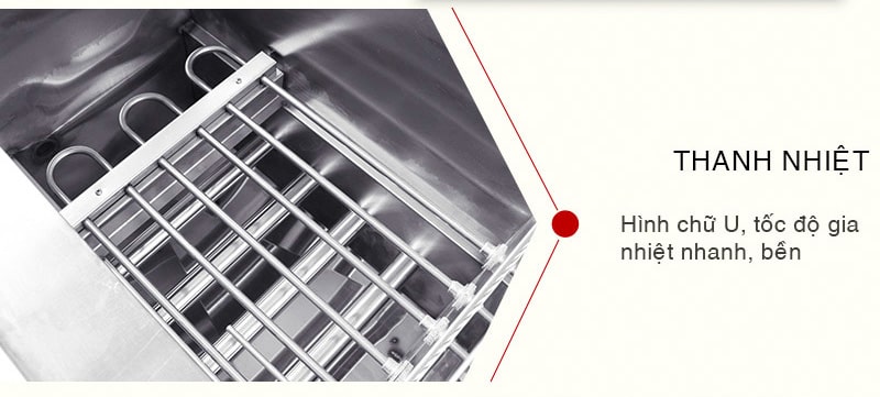 Đun nóng dầu nhanh nhờ thanh nhiệt công suất cao Đun nóng dầu nhanh nhờ thanh nhiệt công suất cao