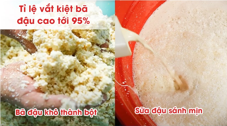 Tỉ lệ vắt kiệt tới 98%