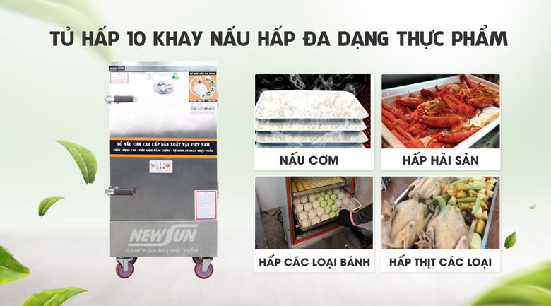 Nấu hấp đa dạng các loại thực phẩm Nấu hấp đa dạng các loại thực phẩm