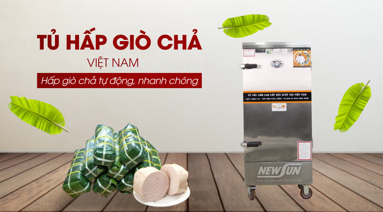 Tủ hấp giò chả Việt Nam thương hiệu NEWSUN