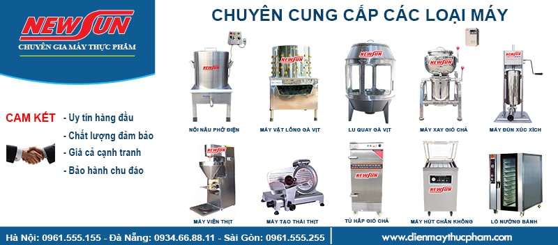 NEWSUN - Thương hiệu máy chế biến thực phẩm