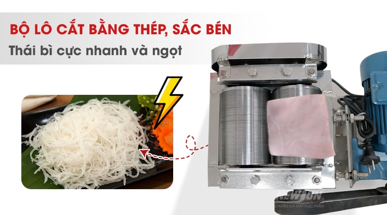 Lô cắt bì sắc bén, thái bì ngọt và nhanh